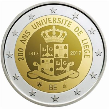 België 2 Euro 2017 Universiteit Luik UNC